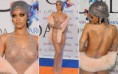 Com look transparente, Rihanna rouba a cena em premiação americana